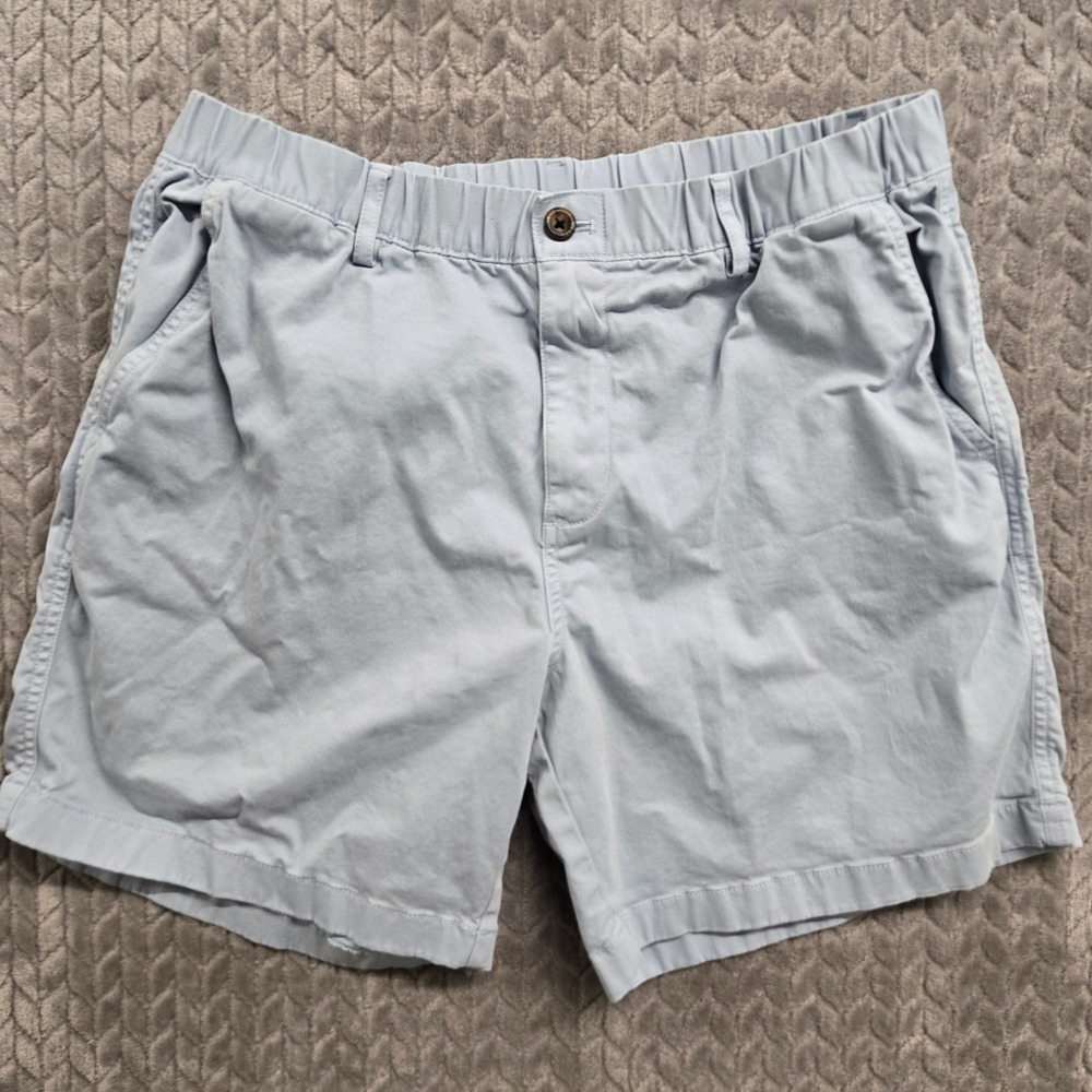Bearbottom Clothing Mens XL 7" Inseam‎ Light Blue Cotton Blend Shorts
